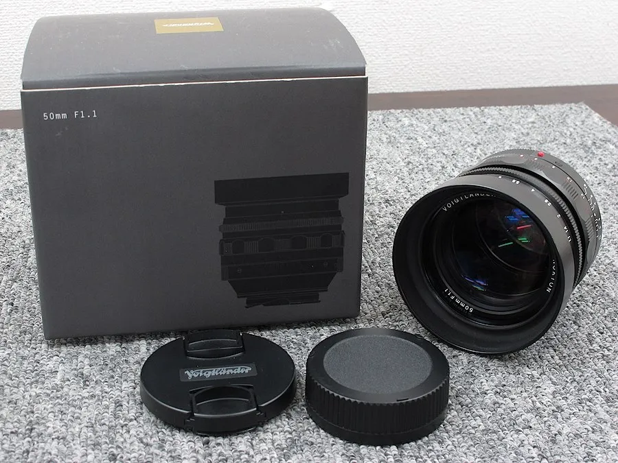 Voigtlander NOKTON 50mm F1.1 VM カメラレンズ 元箱付き