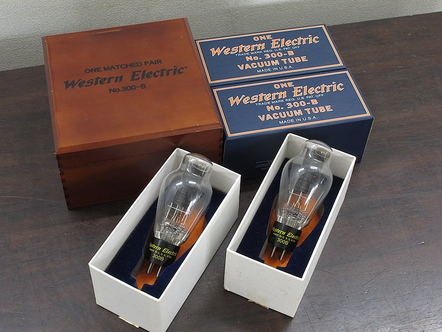 Western Electric 300B 1997年ペア 真空管 元箱付 @31235 /  中古オーディオ買取、販売、通販のショップアフロオーディオ横浜