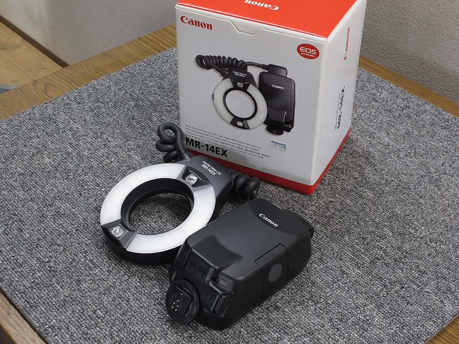 キヤノン Canon MR-14EX マクロリングライト 元箱付 @31257 / 中古