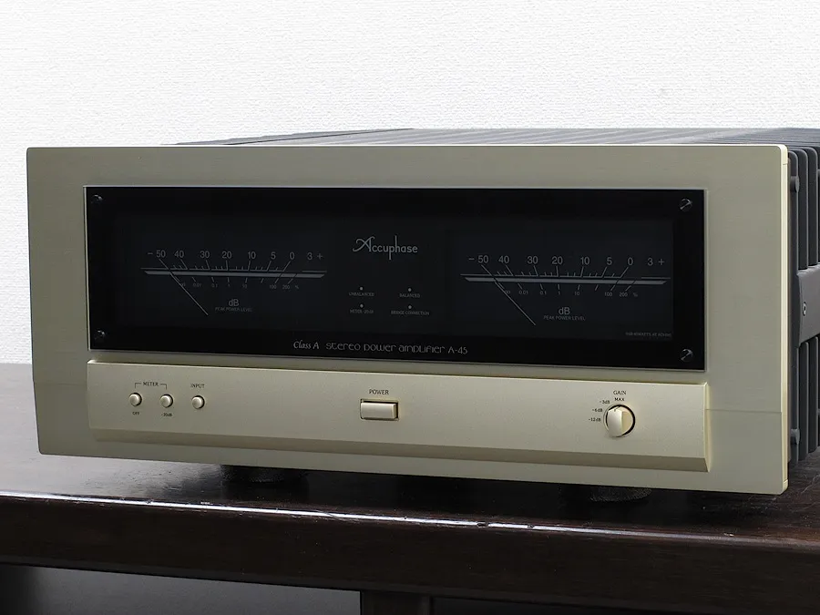 アキュフェーズ Accuphase A-45 パワーアンプ 元箱付