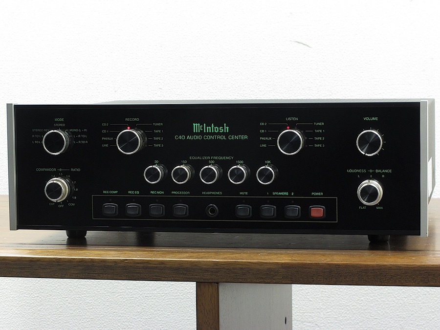 美品】マッキントッシュ Mcintosh C40 プリアンプ @30560 / 中古