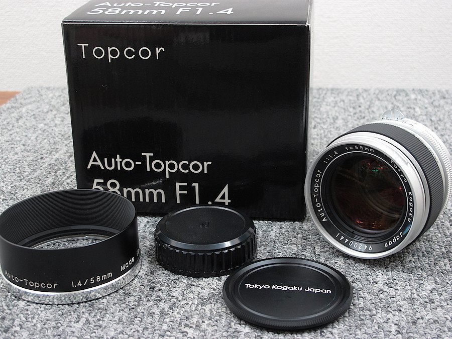 美品】 COSINA Auto-Topcor 58mm F1.4 Ai-S レンズ @30993 /  中古オーディオ買取、販売、通販のショップアフロオーディオ横浜