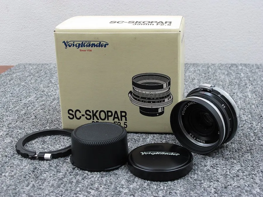 Voigtlander SC-SKOPAR 35mm f2.5 カメラレンズ