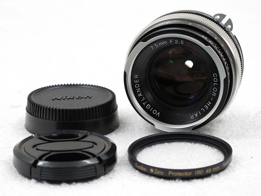 Voigtlander COLOR HELIAR 75mm F2.5 SL Ai-S