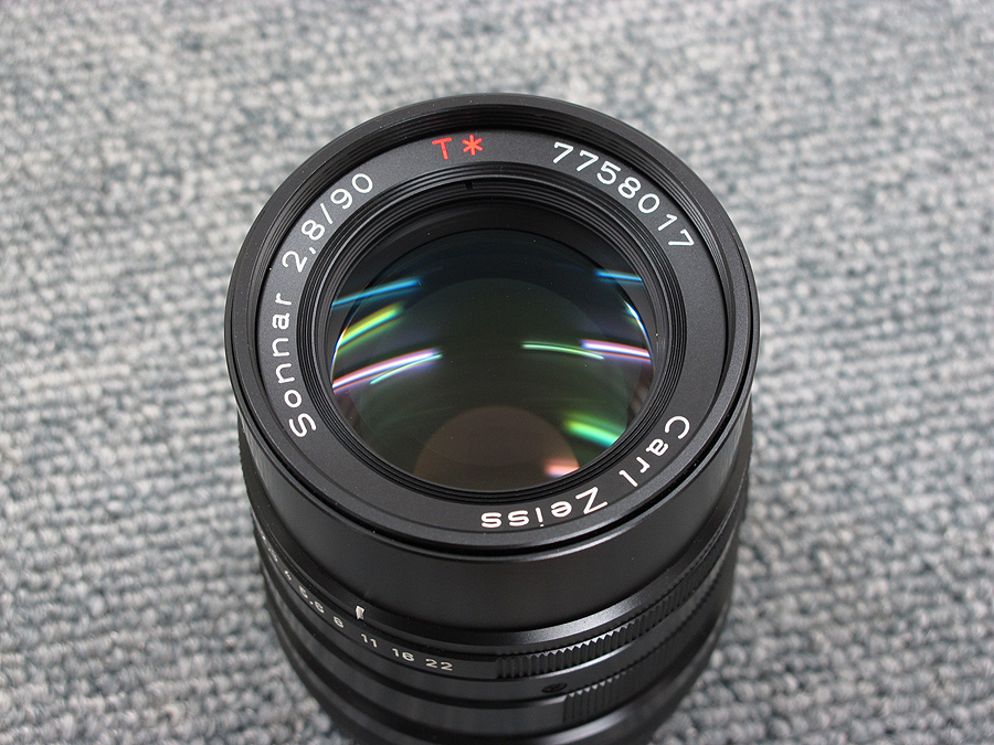 未使用】Carl Zeiss Sonnar 2.8/90 T* カメラレンズ @31050 / 中古