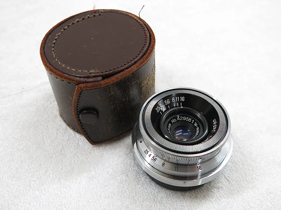 ニコン NIKON W-NIKKOR C 3.5cm F3.5 カメラレンズ