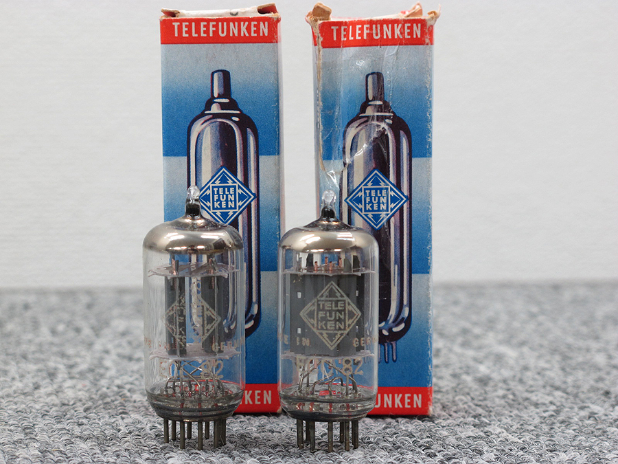 テレフンケン TELEFUNKEN ECC82 (2本) 真空管 ◇マーク @31822 /  中古オーディオ買取、販売、通販のショップアフロオーディオ横浜