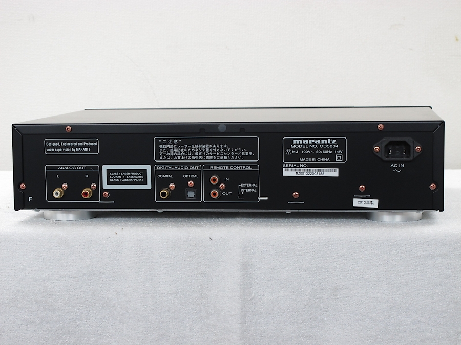 マランツ Marantz CD5004 CDプレーヤー 元箱付 @31985 / 中古オーディオ買取、販売、通販のショップアフロオーディオ横浜