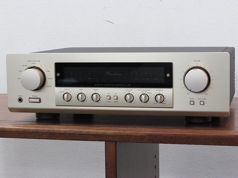 アキュフェーズ Accuphase C-245 プリアンプ 元箱付き @32036 / 中古オーディオ買取、販売、通販のショップアフロオーディオ横浜