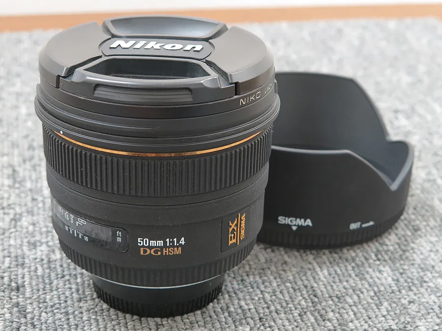 シグマ SIGMA 50mm F1.4 EX DG HSM カメラレンズ