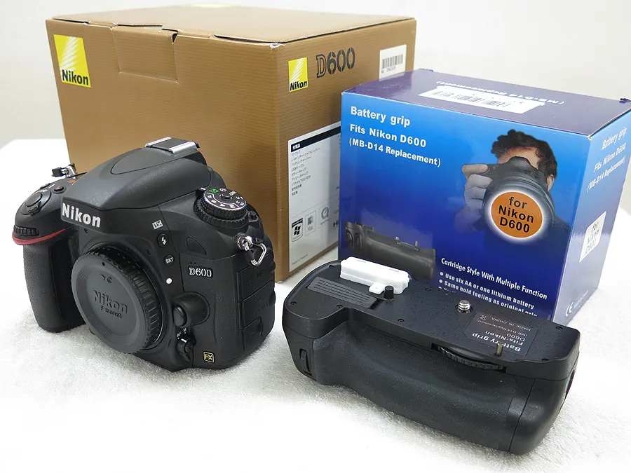 NIKON D600 バッテリーグリップ MB-D14付 カメラ 元箱付