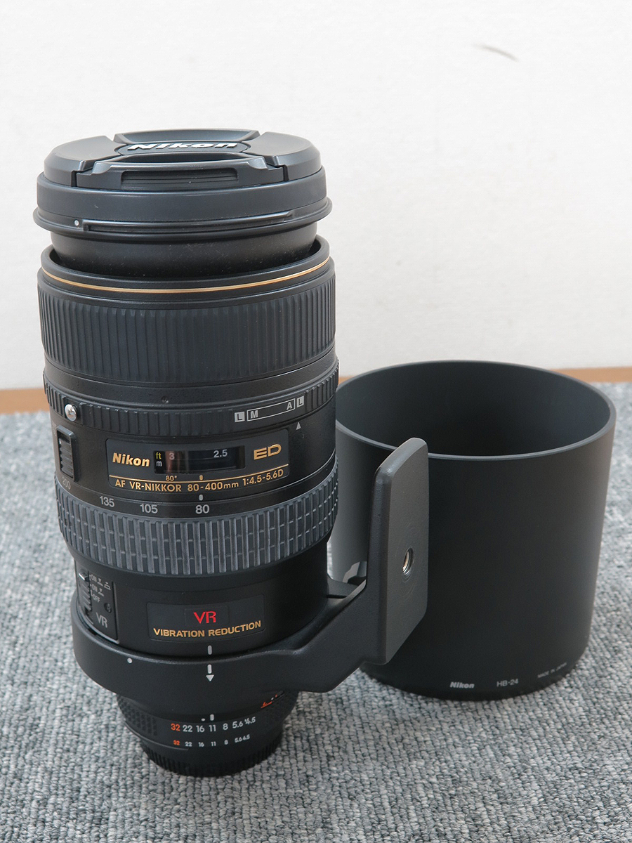 NIKON AF VR Zoom-Nikkor 80-400mm F4.5-5.6D ED レンズ