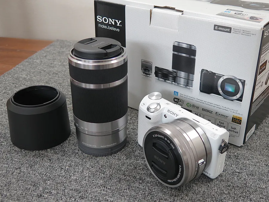 SONY NEX-5T ダブルズームレンズ カメラセット 元箱付