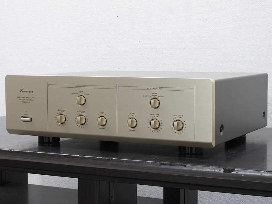 Accuphase F-20 チャンネルデバイダー クロス 500Hz @32738