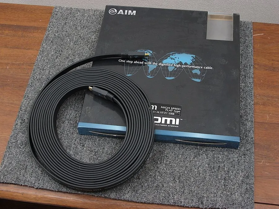 エイム電子 AVC-FL08 (8.0m) HDMIケーブル 元箱付