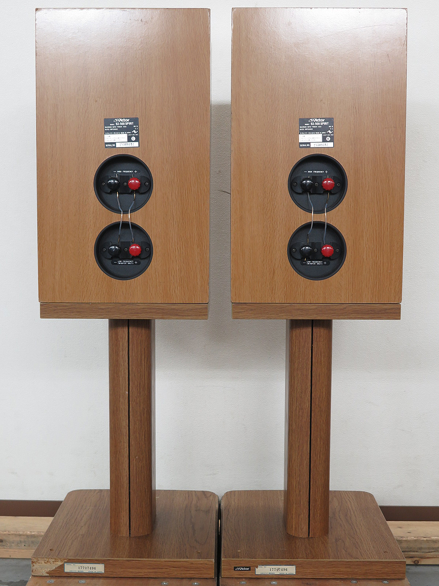 ジャンク Victor ビクター SX-500 SPIRIT スピーカー ペア 音響 オーディオ O4210162