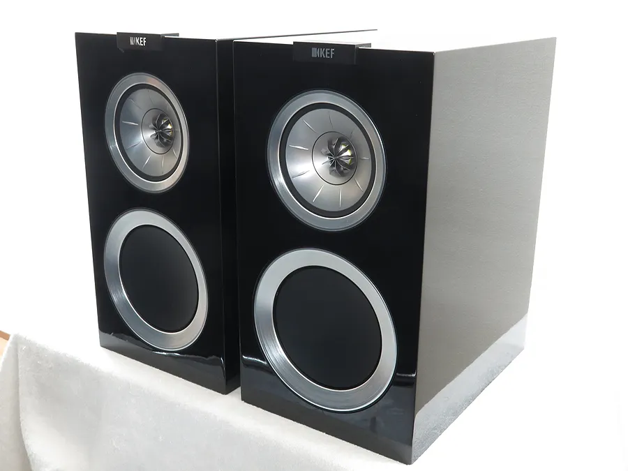 KEF R300 スピーカー ピアノブラック ペア