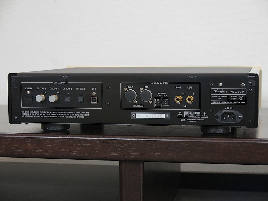 アキュフェーズ Accuphase DC-37 DAコンバーター 保証付 @33067 / 中古オーディオ買取、販売、通販のショップアフロオーディオ横浜