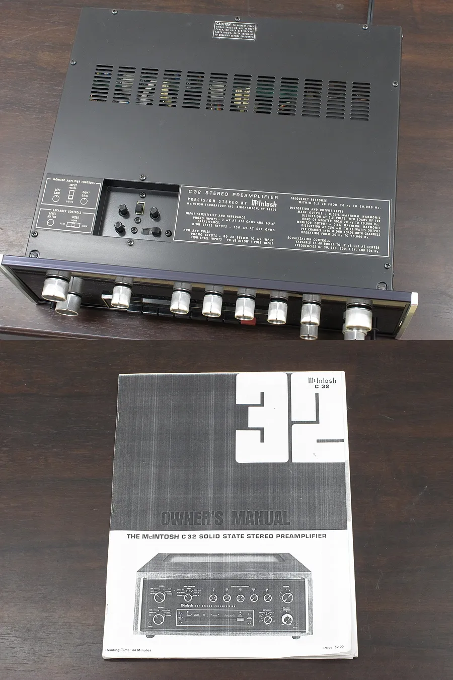 マッキントッシュ Mcintosh C32 プリアンプ @33343｜中古オーディオ