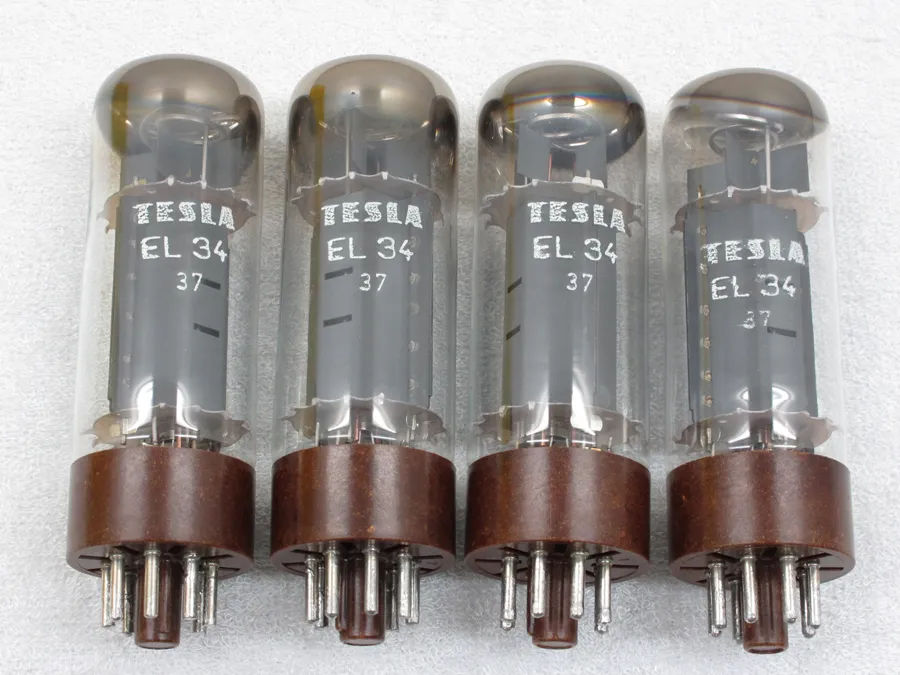 テスラ TESLA EL34 (4本) 真空管 出力管