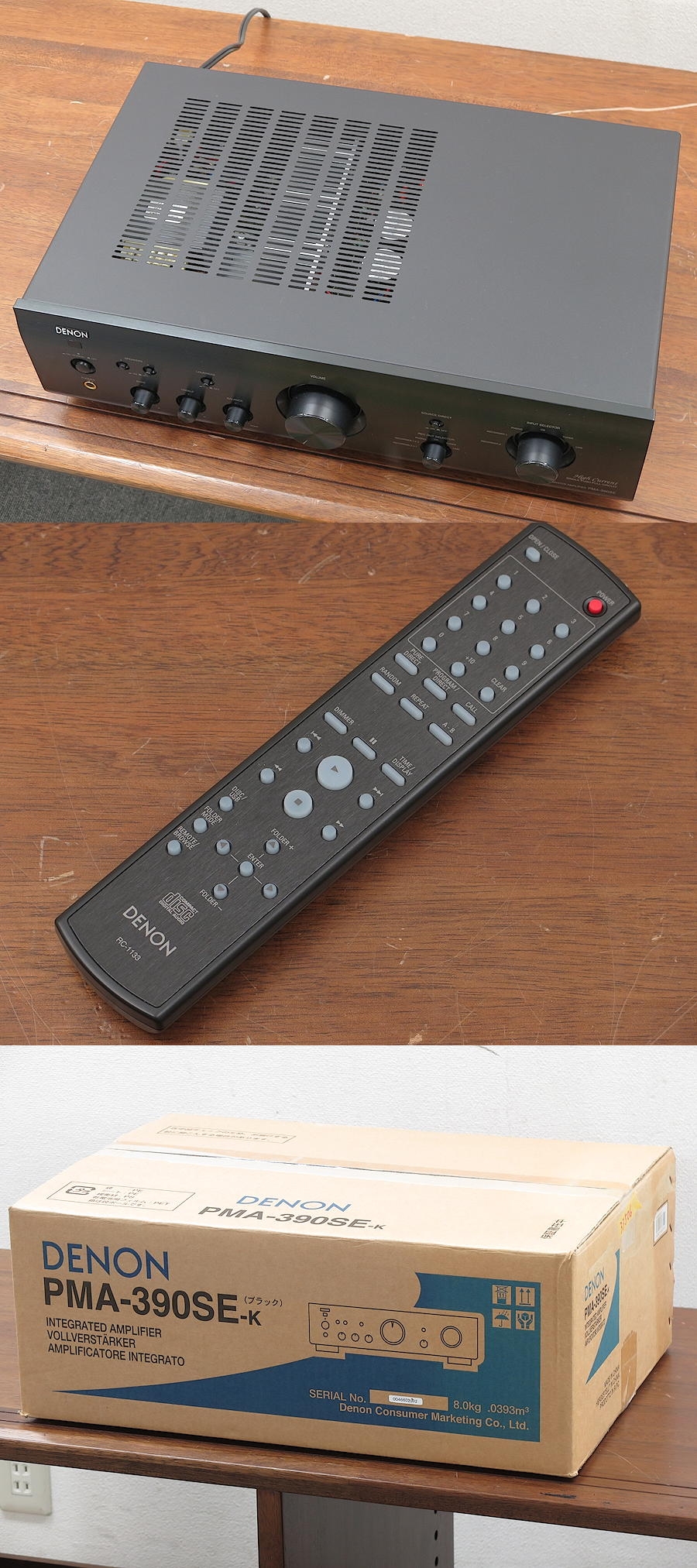 DENON PMA-390SE プリメインアンプ 元箱付 @33506 / 中古オーディオ