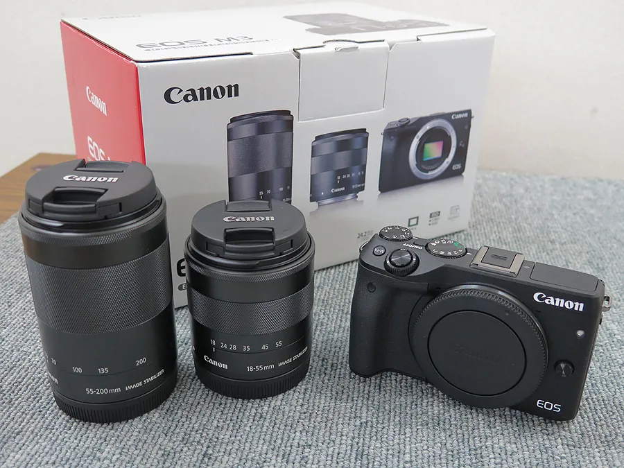 キヤノン Canon EOS M3 ダブルズームキット 元箱付