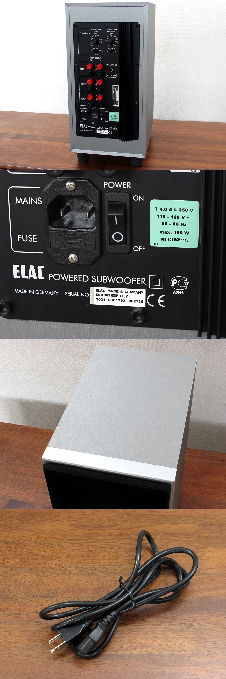 ELAC SUB 303 エラック　サブウーファー ELAC SUB 303 ESP サブウーファー ユキム @33787｜中古オーディオ販売
