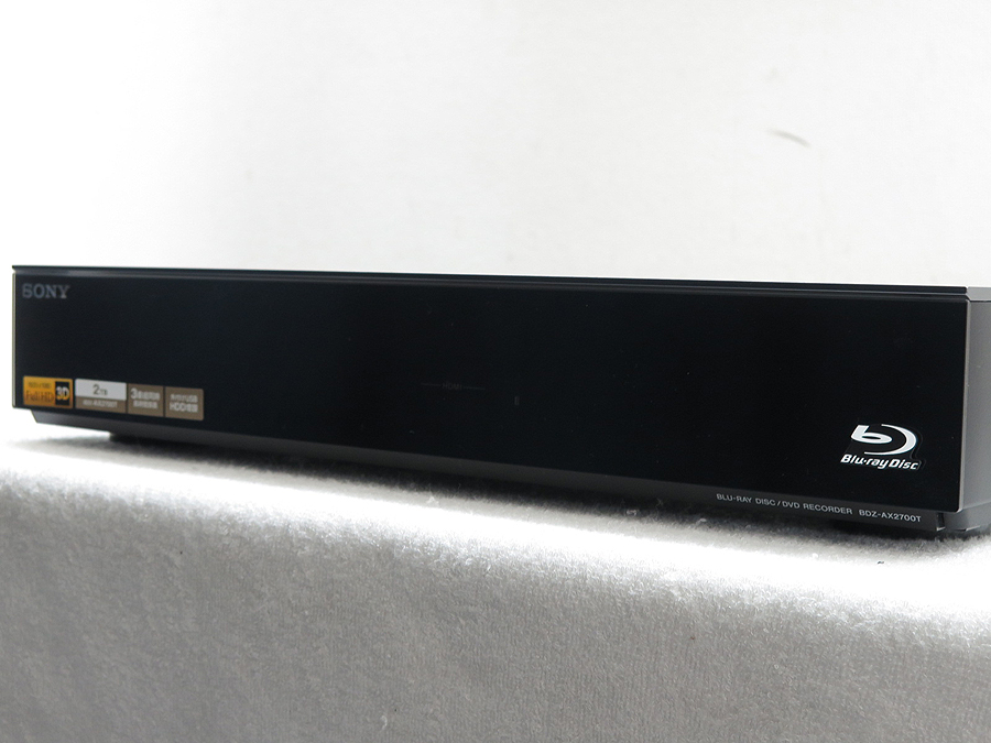 ソニー SONY BDZ-AX2700T BR/HDDレコーダ 元箱付 @33811 / 中古