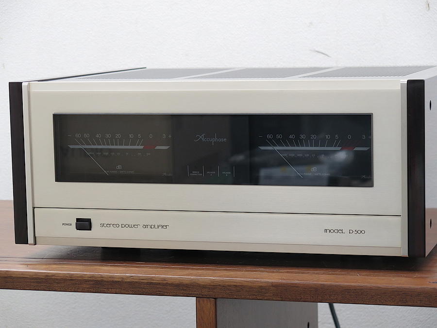 アキュフェーズ Accuphase P-500 パワーアンプ @33840 / 中古オーディオ買取、販売、通販のショップアフロオーディオ横浜