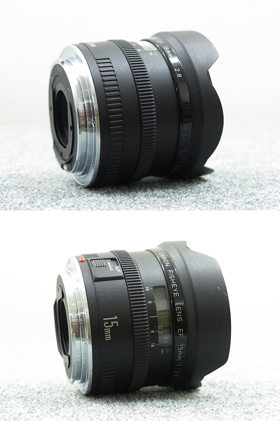Canon EF15mm F2.8 フィッシュアイ カメラレンズ @33897 / 中古
