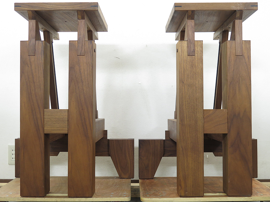 山崎創作 特注 木製 スピーカースタンド @33911 / 中古オーディオ買取