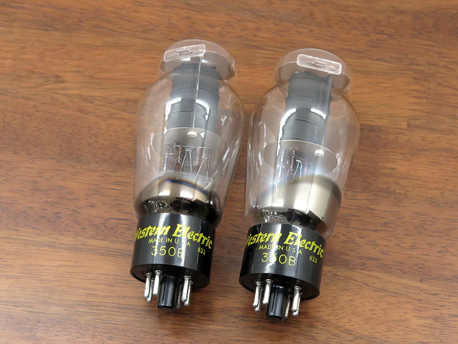 Western Electric 350B (2本) 真空管