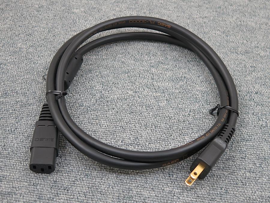 サエク SAEC PL-3000D (1.5m) 電源ケーブル 元箱付き @34207