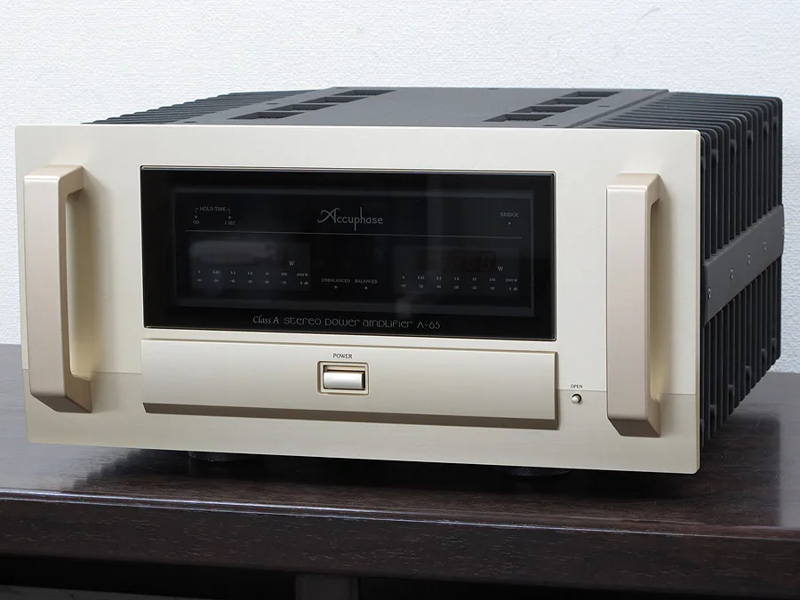 アキュフェーズ Accuphase A-65 パワーアンプ 元箱付