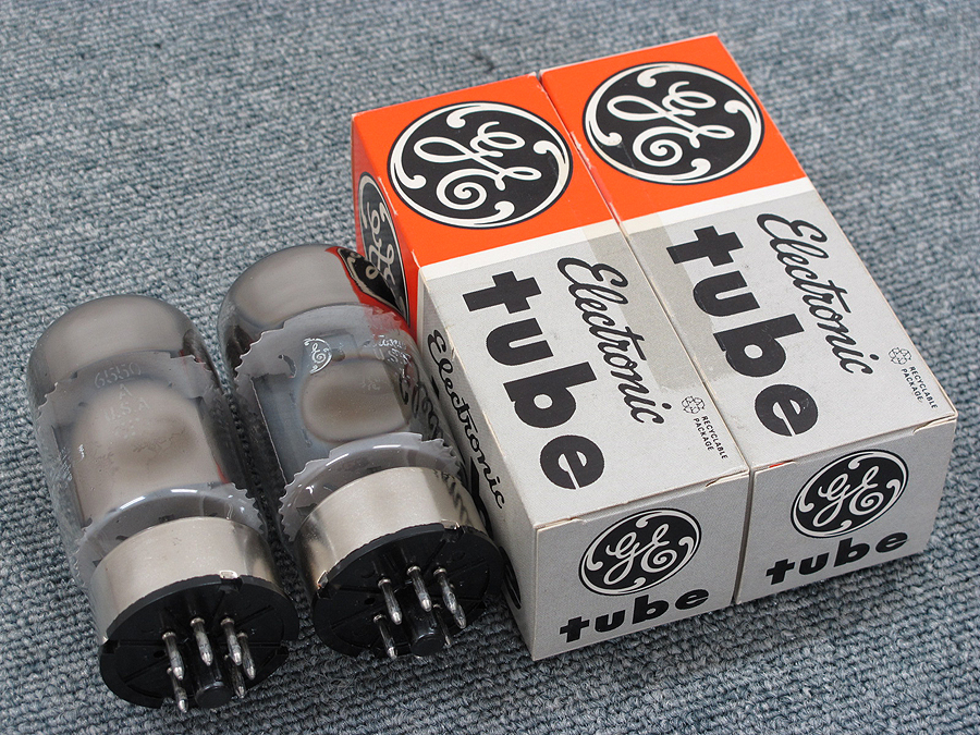ゼネラルエレクトリック GE 6550A (2本) 真空管 @34369 / 中古