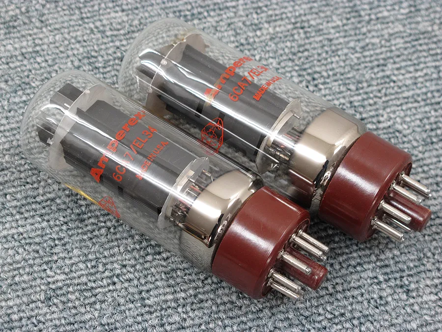 アンペレックス Amperex 6CA7/EL34(2本) 米国製 真空管 @34372｜中古