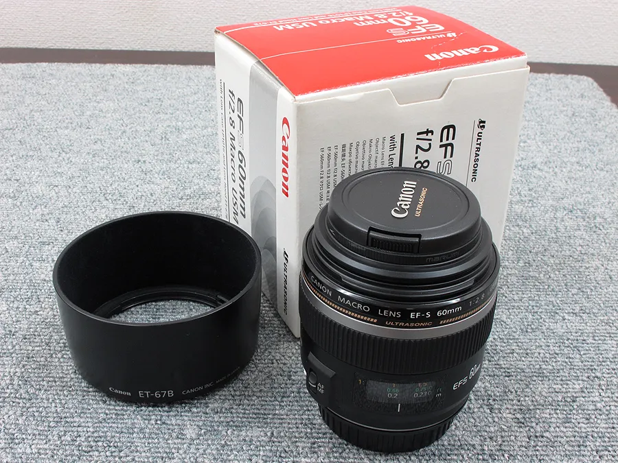 Canon EF-S60mm F2.8 マクロ USM 単焦点 ポーチ付き