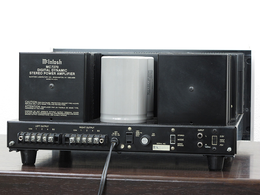 マッキントッシュ Mcintosh MC7270 パワーアンプ @34571 / 中古オーディオ買取、販売、通販のショップアフロオーディオ横浜