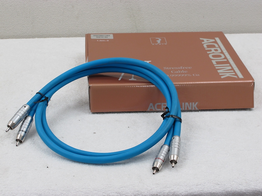 ACROLINK 7N-A2110(1.0m) RCAケーブル 元箱@34611 / 中古 ACROLINK 7N-A2110(1.0m) RCAケーブル 元箱@34611 / 中古
