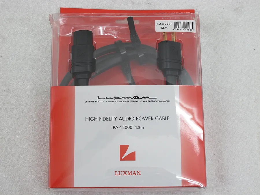 ラックスマン LUXMAN JPA-15000 電源ケーブル 元箱
