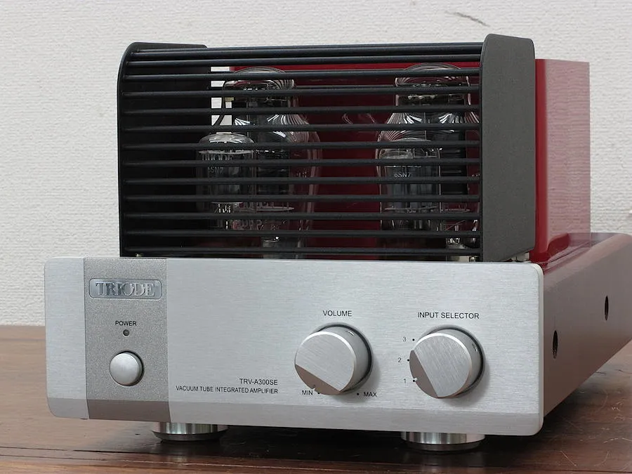 TRIODE TRV-A300SE サイドウッド付き プリメインアンプ