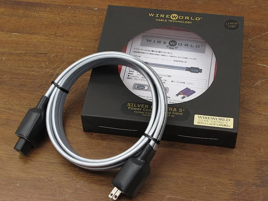 WIRE WORLD SEP5-2 (1.5m) 電源ケーブル 正規品 元箱付