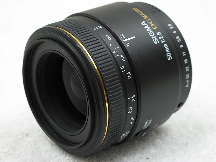 シグマ SIGMA MACRO 50mm F2.8 EX DG カメラレンズ