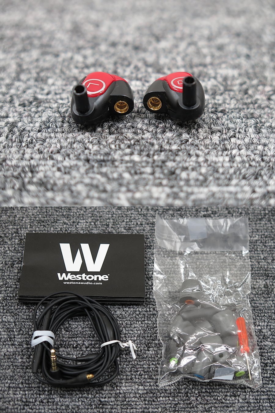 Westone W20 中古 社外イヤーピース付き ウエストン Westone W20 イヤホン 元箱付 @35060 / 中古