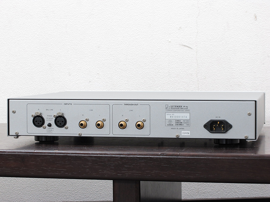 LUXMAN P-1 ヘッドフォンアンプ - オーディオ機器