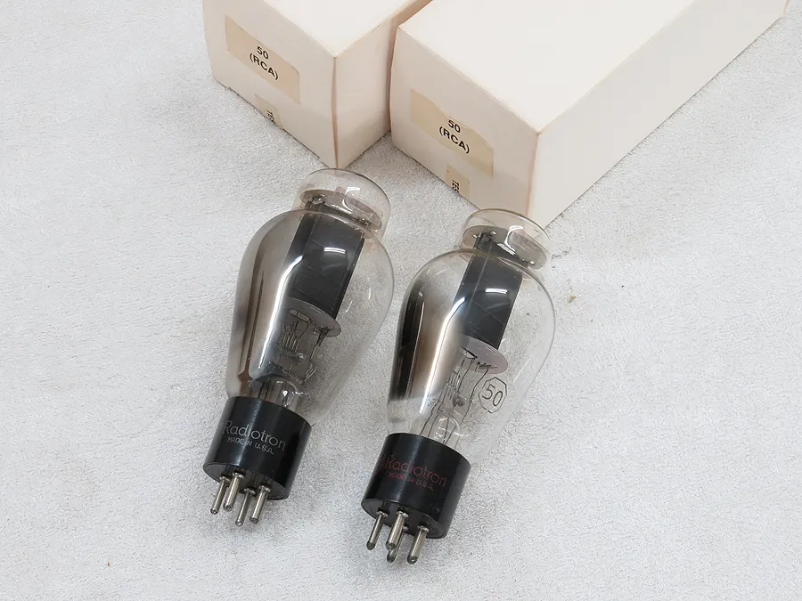 RCA 50 RADIOTRON (2本) 赤文字 ST管 真空管