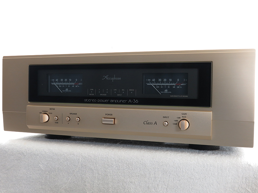 美品】 アキュフェーズ Accuphase A-36 パワーアンプ @35288 / 中古