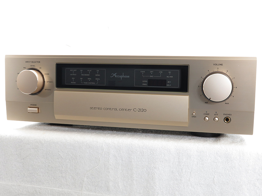 美品】 アキュフェーズ Accuphase C-2120 プリアンプ @35289 / 中古オーディオ買取、販売、通販のショップアフロオーディオ横浜