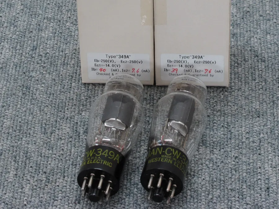 Western Electric JAN-CW-349A (2本) 真空管