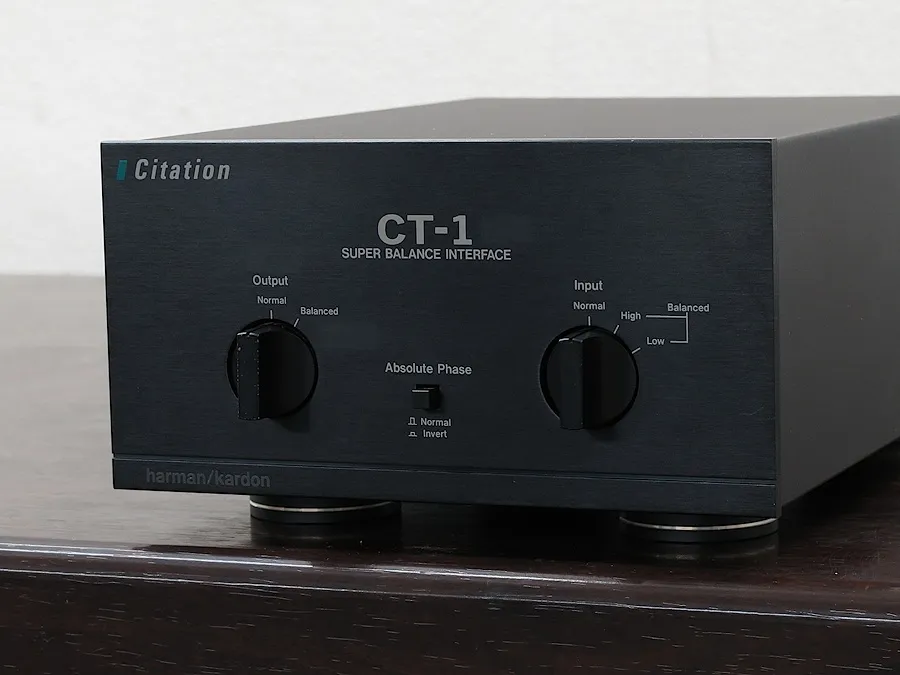 harman/kardon Citation CT-1 入出力インターフェース